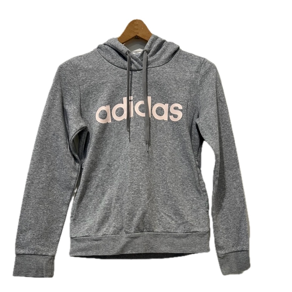 Women's or Juniors XS Adidas gray sweatshirt hoodie long sleeve Adidas